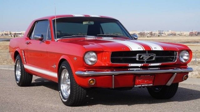 1964 Red Ford Mustang --