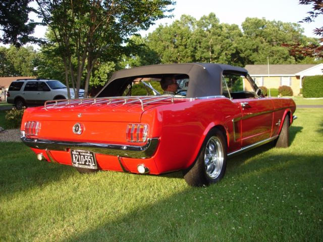 1964 Red Ford Mustang Convertible