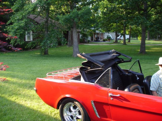 1964 Red Ford Mustang Convertible