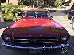 1964 Red Ford Mustang