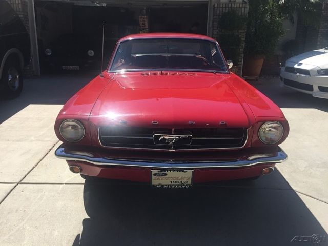 1964 Red Ford Mustang