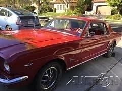 1964 Red Ford Mustang