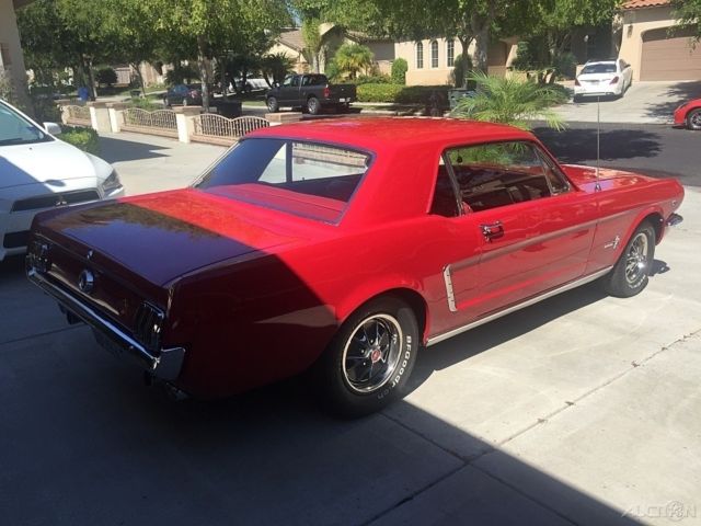 1964 Red Ford Mustang