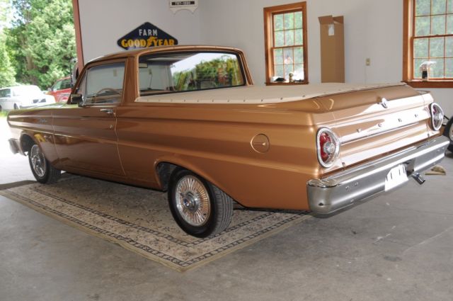 1964 Gold Ford Ranchero 2 Door Car with Pay Load