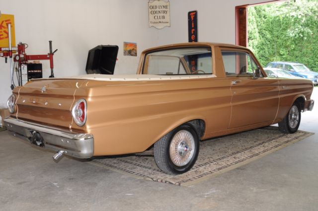 1964 Gold Ford Ranchero 2 Door Car with Pay Load