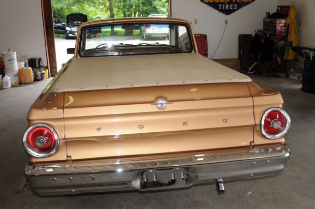 1964 Gold Ford Ranchero 2 Door Car with Pay Load