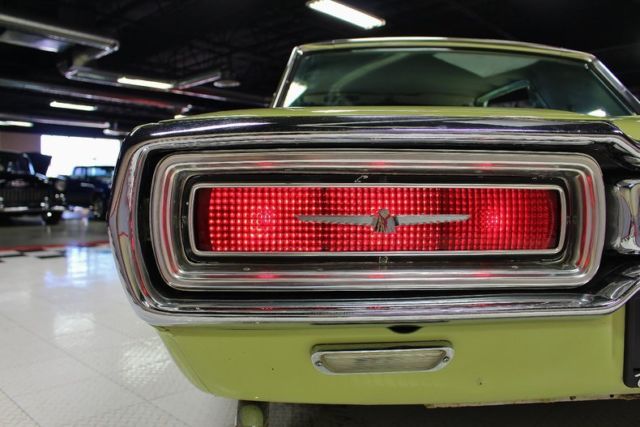 1964 Yellow Ford Thunderbird Hardtop