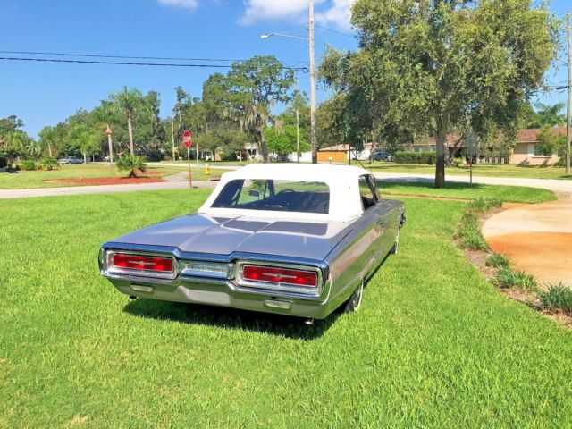 1964 Silver / Grey / Lavender Ford Thunderbird Convertible