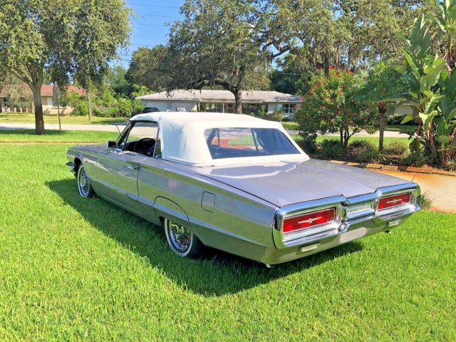 1964 Silver / Grey / Lavender Ford Thunderbird Convertible