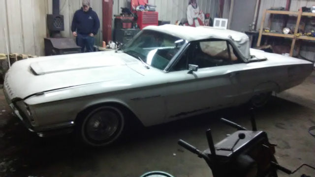 1964 White Ford Thunderbird