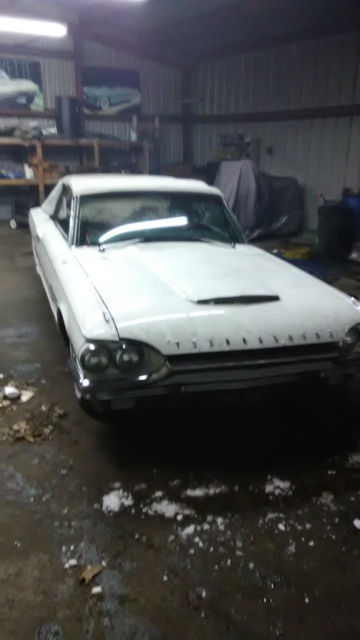 1964 White Ford Thunderbird