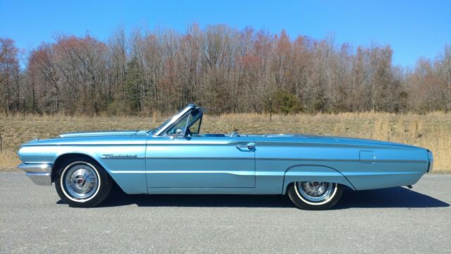 1964 Blue Ford Thunderbird Convertible