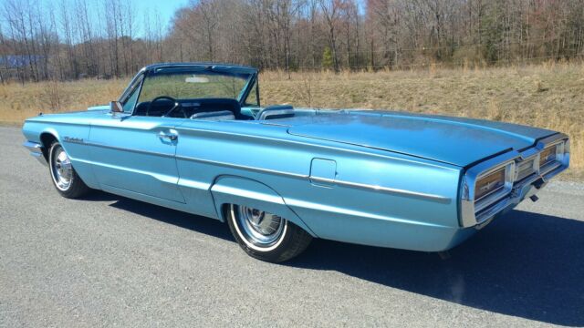1964 Blue Ford Thunderbird Convertible