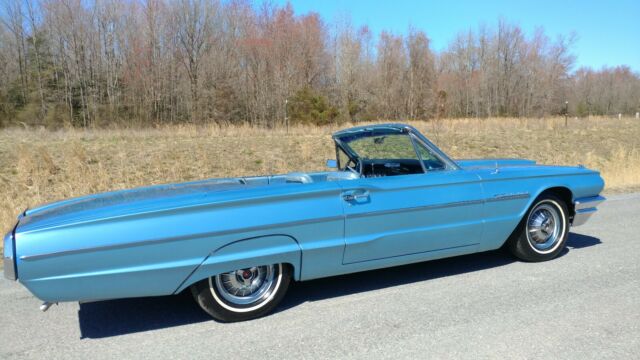 1964 Blue Ford Thunderbird Convertible