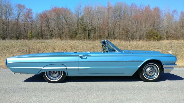 1964 Blue Ford Thunderbird Convertible