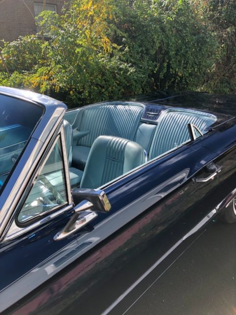 1964 Blue Ford Thunderbird Convertible