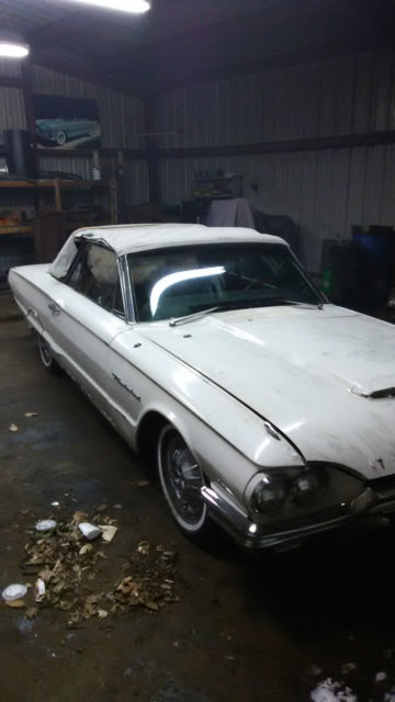 1964 White Ford Thunderbird
