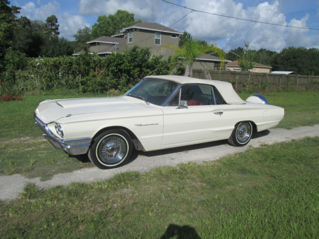 1964 WEMBLETON WHITE Ford Thunderbird Convertible