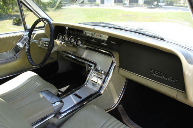 1964 Yellow Ford Thunderbird Hardtop
