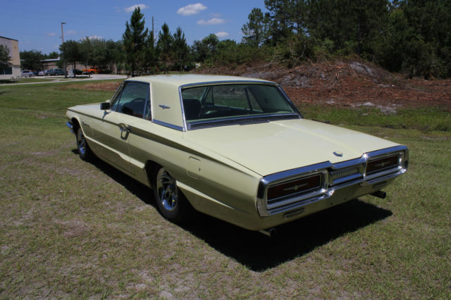 1964 Yellow Ford Thunderbird Hardtop
