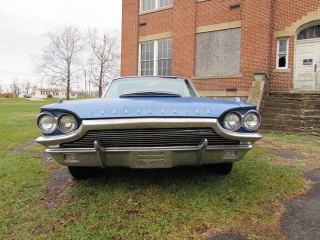 1964 Blue Ford Thunderbird