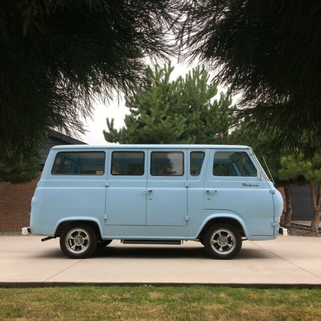 1964 Blue Ford Falcon van