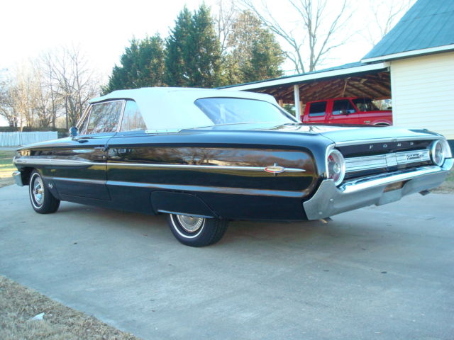 1964 Black Ford Galaxie Convertible