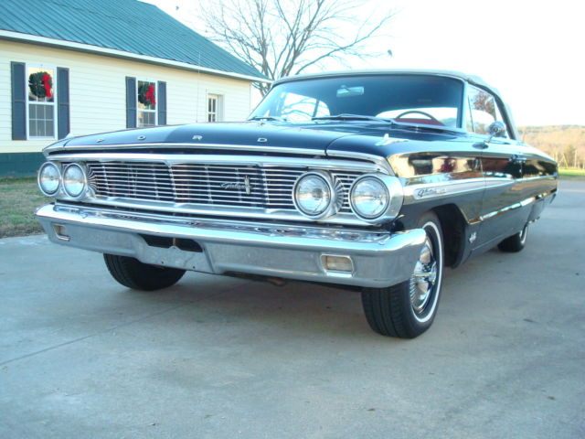 1964 Black Ford Galaxie Convertible