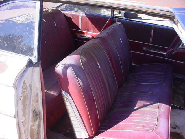 1964 Red with white top and trim Ford Galaxie 4 door