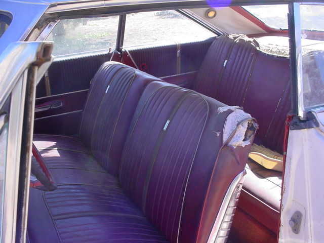 1964 Red with white top and trim Ford Galaxie 4 door