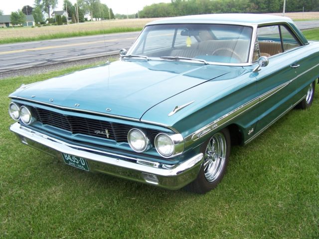 1964 Blue Metallic Ford Galaxie Fastback