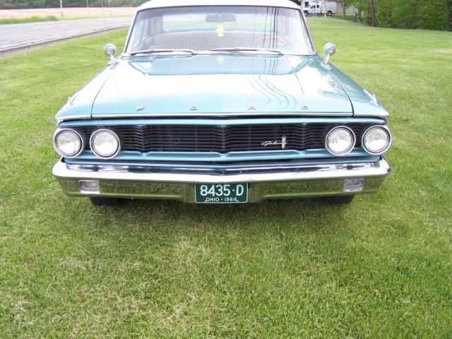 1964 Blue Metallic Ford Galaxie Fastback