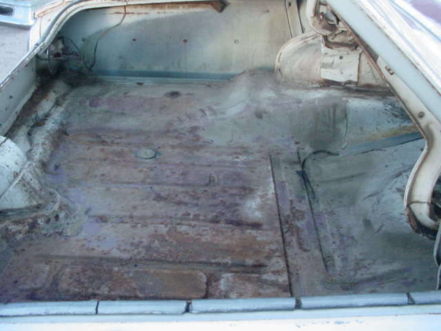 1964 Red with white top and trim Ford Galaxie 4 door