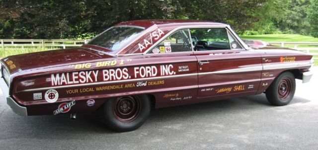 1964 Burgundy Ford Galaxie Coupe