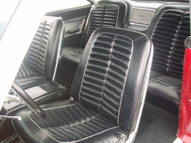 1964 fire red pearl white pearl top Ford Galaxie Fastback