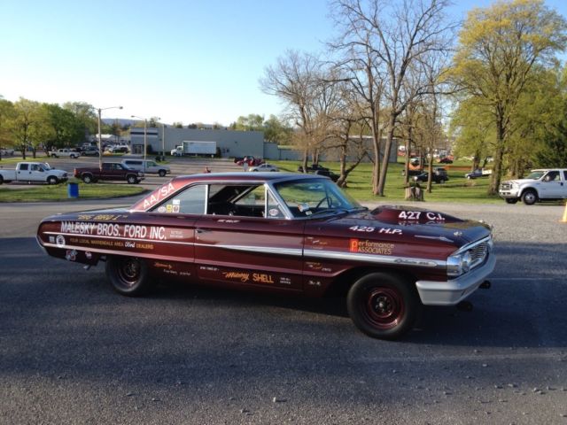 1964 Burgundy Ford Galaxie Coupe