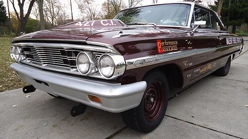 1964 Burgundy Ford Galaxie Coupe