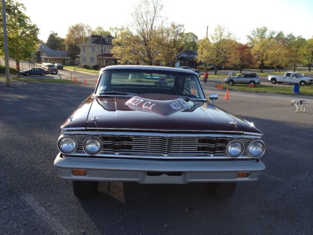 1964 Burgundy Ford Galaxie Coupe