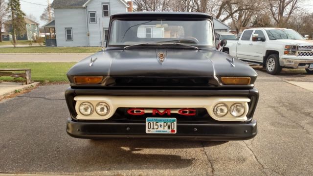 1964 flat black GMC Other step side