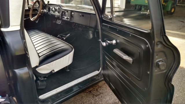 1964 flat black GMC Other step side