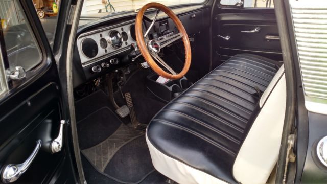 1964 flat black GMC Other step side