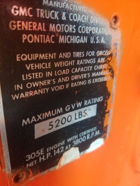 1964 Orange GMC C15/C1500 Pickup Pick up