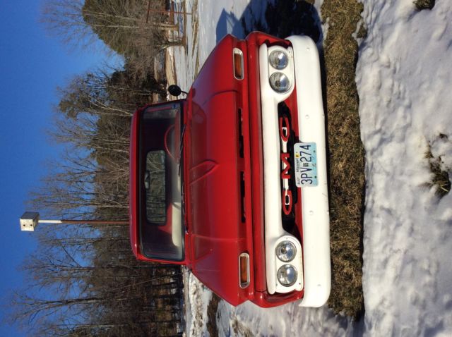 1964 Victory red GMC Sierra 1500 Short bed step side