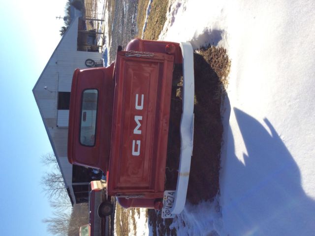 1964 Victory red GMC Sierra 1500 Short bed step side