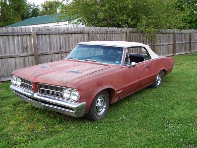 1964 sunfire red Pontiac GTO