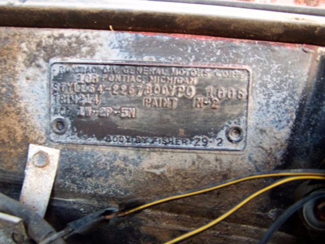 1964 sunfire red Pontiac GTO