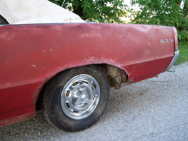 1964 sunfire red Pontiac GTO