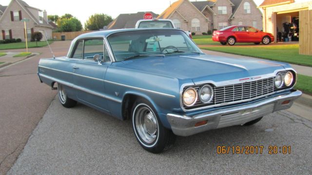1964 Blue Chevrolet Impala
