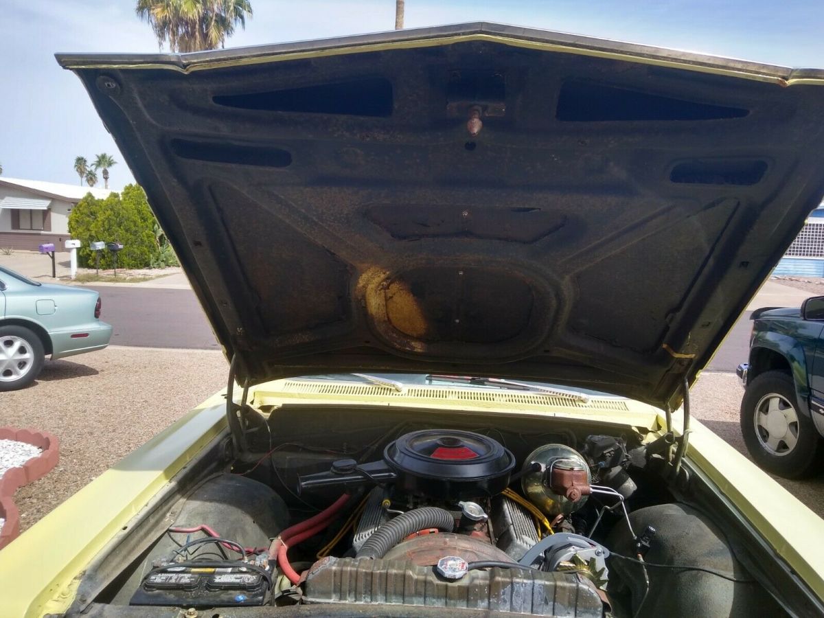 1964 Yellow Chevrolet Impala Convertible