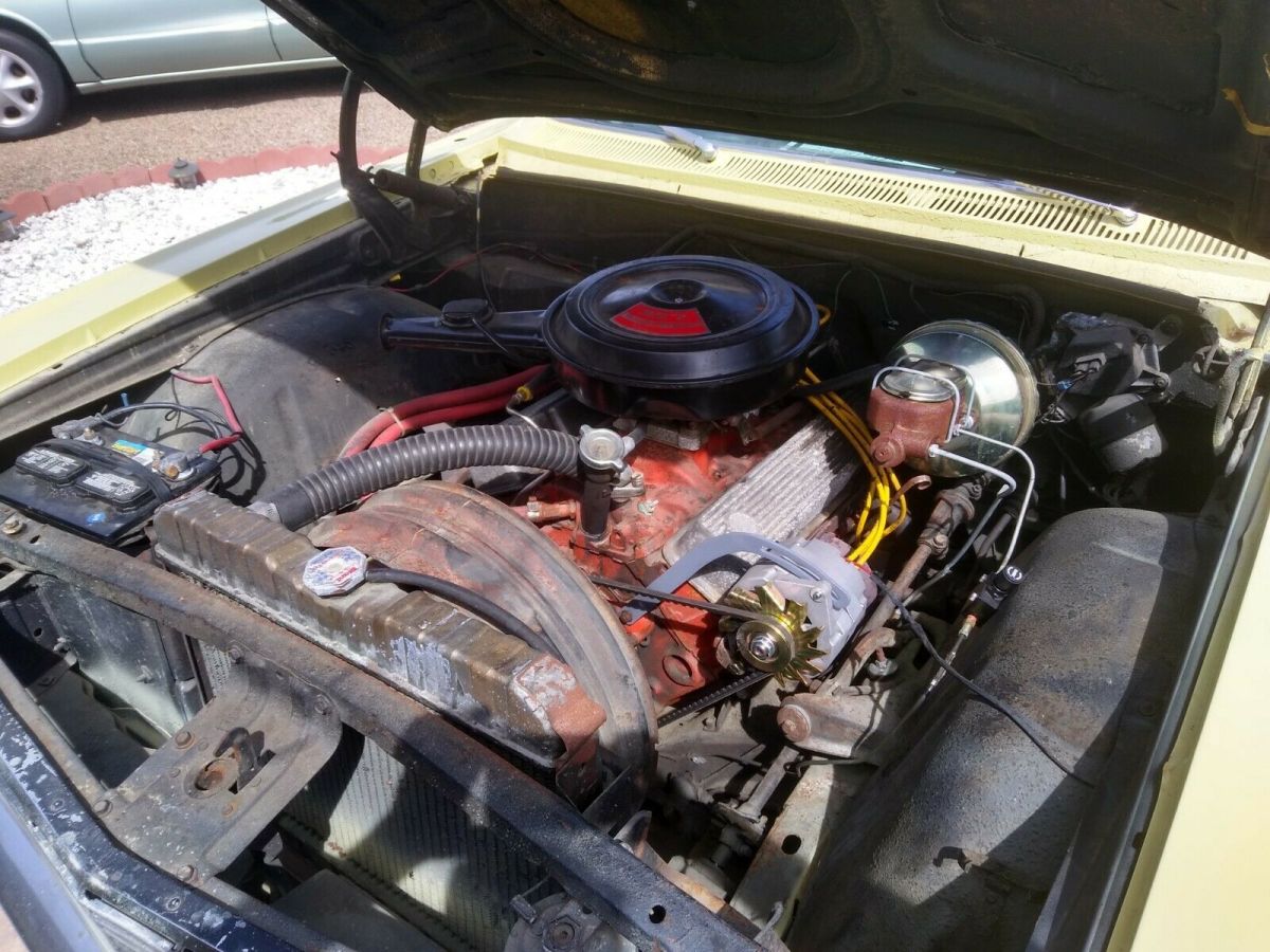 1964 Yellow Chevrolet Impala Convertible